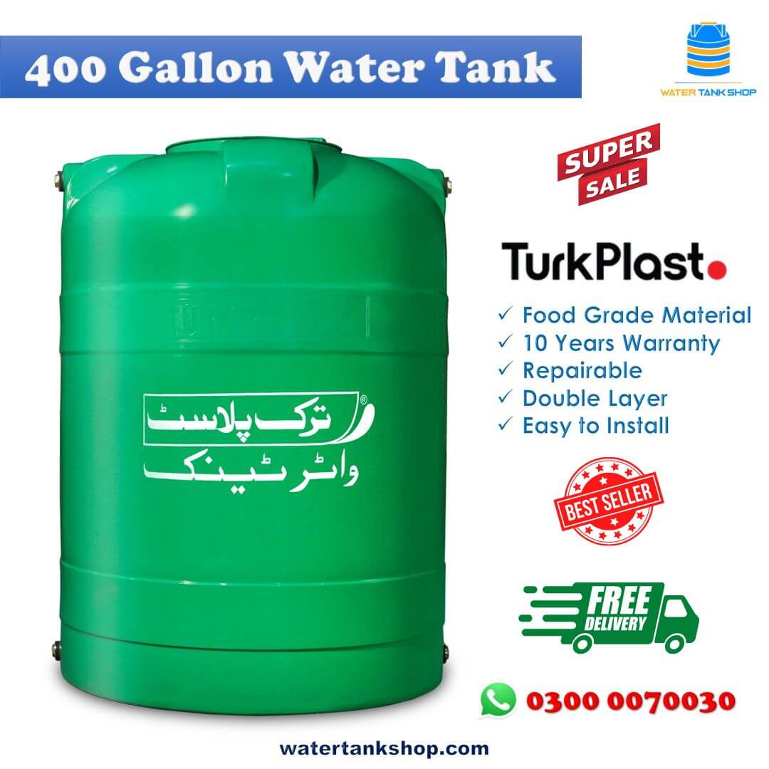 400 Gallon Water Tank - Turk Plast
