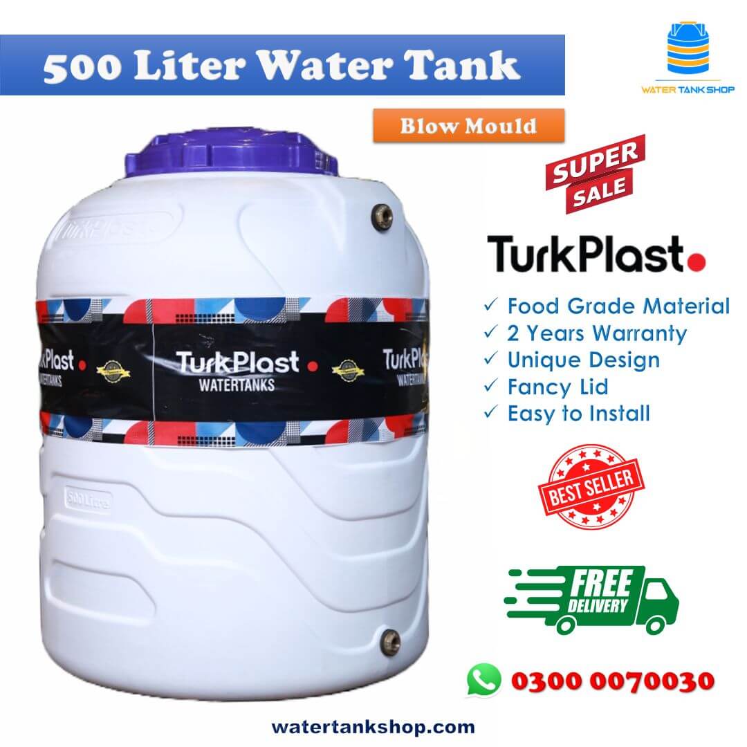 500 Liter Water Tank - Turk Plast